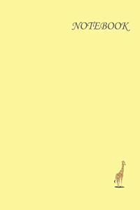 Pastel Yellow Animal Composition Book