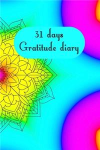 31 days gratitude diary