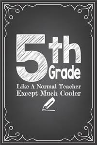 5th GRADE LIKE A NORMAL TEACHER EXCEPT MUCH COOLER