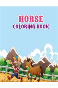 Horse coloring book