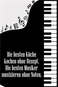 Die besten Köchekochen ohne Rezept Die besten Musiker musizieren ohne Noten