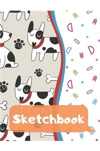 Sketchbook for Kids - Large Blank Sketch Notepad for Practice Drawing, Paint, Write, Doodle, Notes - Cute Cover for Kids 8.5 x 11 - 100 pages Book 4