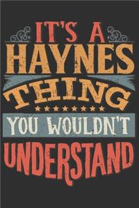 It's A Haynes You Wouldn't Understand