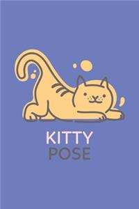 Kitty Pose - Yoga Cute Cat Notebook
