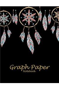 Graph Paper Notebook: Art Dreamcatcher, 8.5