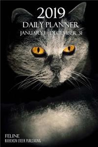 2019 Daily Planner - January 1 - December 31 (Feline)