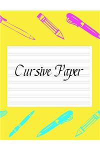 Cursive Paper