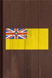 Niue Flag Journal Notebook