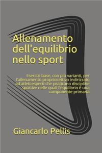 Allenamento dell'equilibrio nello sport