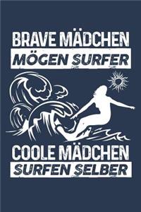 Coole Mädchen Surfen Selber