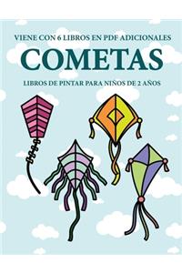 Libros de pintar para niños de 2 años (Cometas)