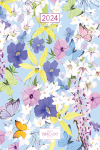 Turnowsky House of 2024 Desk Planner Flower Shop Two Foil