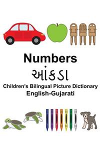 English-Gujarati Numbers Children's Bilingual Picture Dictionary