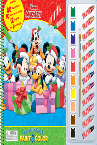 Disney Mickey Xmas Deluxe Poster Paint & Color