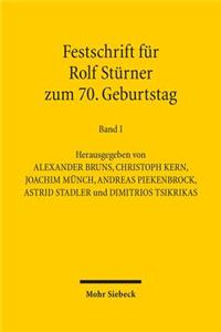 Festschrift Fur Rolf Sturner Zum 70. Geburtstag