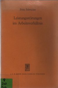Leistungsstorungen im Arbeitsverhaltnis