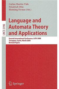 Language and Automata Theory and Applications