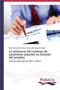 solvencia del sistema de pensiones español en función del empleo