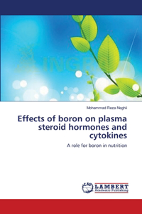 Effects of boron on plasma steroid hormones and cytokines