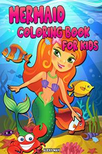 Mermaid Coloring Book for Kids