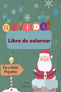 Navidad Libro de Colorear Para Niños Pequeños