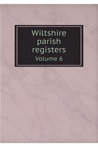 Wiltshire Parish Registers Volume 6