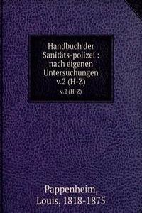 Handbuch der Sanitats-polizei