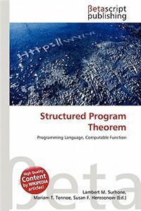 Structured Program Theorem