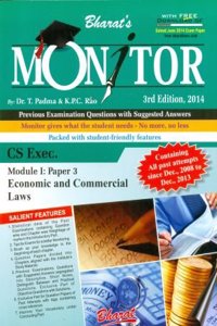 Monitor For Cs-Exec, Module I, Paper 3: Economic & Commercial Laws
