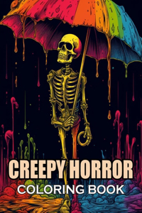 Creepy Horror Coloring Book for Adults