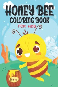 Honey Bee Coloring Book For Kids