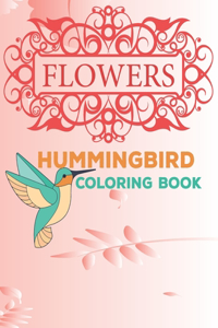 Flowers & Hummingbird Coloring Book