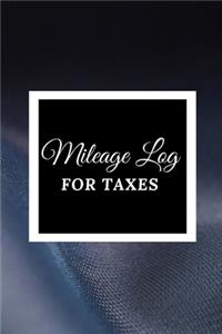 Mileage Log For Taxes