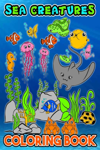 Sea Creatures Coloring Book