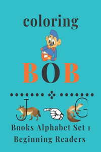 coloring BOB Books Alphabet Set 1 Beginning Readers