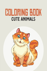 Coloring Book Cute Animals