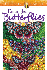 Creative Haven Entangled Butterflies Coloring Book