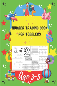 Number tracing Book For Toddlers Age 3-5