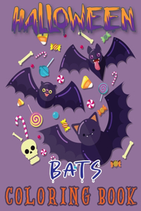 Halloween Bats Coloring Book