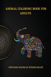 Animal Coloring Book for Adults