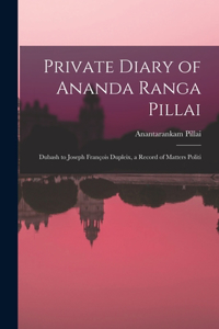 Private Diary of Ananda Ranga Pillai