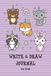 Write and Draw Journal for Kids