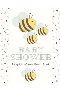 Baby Shower Baby Libs Game Guest Book