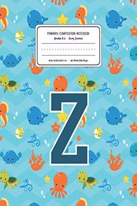 Primary Composition Notebook Grades K-2 Story Journal Z