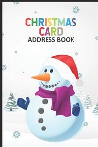 Christmas Card Address Book