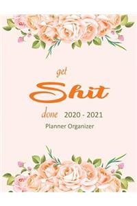 Get Shit Done 2020-2021 Planner Organizer