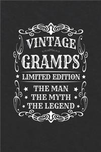 Vintage Gramps Limited Edition The Man Myth The Legend