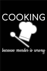 Cooking Because Murder Is Wrong