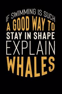 If Swimming Is Such A Good Way To Stay In Shape Explain Whales