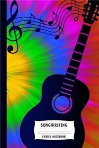 Songwriting Lyrics Notebook